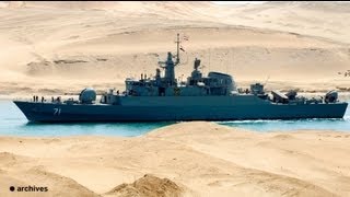 Des navires de guerre iraniens sont entrés en Méditerranée [upl. by Clarkin933]