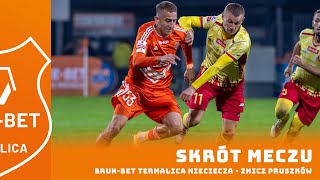 SKRÓT MECZU BrukBet Termalica Nieciecza  Znicz Pruszków 12 kolejka Betclic 1 Liga 20242025 [upl. by Outhe988]