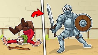 This is Totally Accurate Knight Simulator where peasants become knights or die  Half Sword [upl. by Nakre]