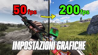 AUMENTA gli FPS con queste IMPOSTAZIONI su RUST [upl. by Linis]