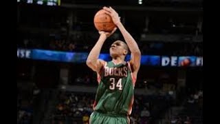 Every Made 3PT Shot from Giannis Antetokounmpos Rookie Season [upl. by Nivre]