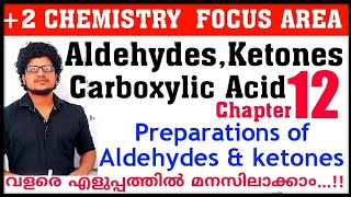 Aldehydes ketones and Carboxylic acid  Plus two focus area Chemistry chapter 12  Focus points [upl. by Namyw]