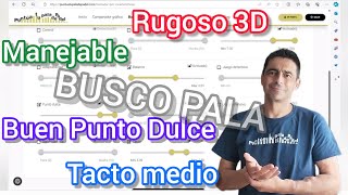 ¿Pala manejable con buen punto dulce tacto medio y rugoso 3D para un nivel intermedio padel [upl. by Ahsito445]