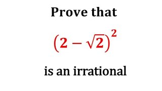 Prove that 2 root 22 is an irrational number  Real Numbers  Prove that 2√22 [upl. by Atterehs736]