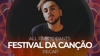 Festival da Canção 2022 Portugal  All Participants  RECAP [upl. by Maclean591]