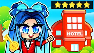 I Opened a 5 STAR HOTEL in Roblox [upl. by Rocco]