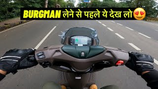 Should you buy Burgman in 2024  New Burgman Street 125 Ride [upl. by Aiket]