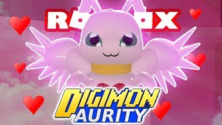 Digimon Aurity  Valentines Special Event  Digivolving To MarineAngemon New [upl. by Alarice]