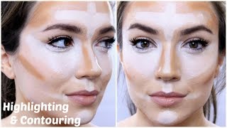 Highlighting and Contouring  5 Steps  TheMakeupChair [upl. by Rakia]