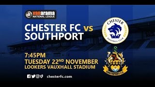 Chester FC v Southport 221116 [upl. by Itsyrc937]