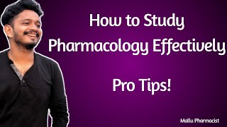 How to Study Pharmacology Effectively  Master Pharmacology   Pro Tips  Mallu Pharmacist [upl. by Phelan144]