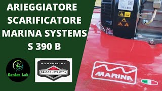 Arieggiatore Scarificatore prato Marina Systems S 390 B Prova e Recensione [upl. by Annaiek565]