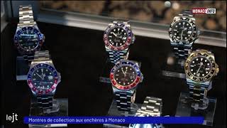 Vente de Prestiges HVMC  Montres de Collection  Reportage MONACO INFO [upl. by Ayalahs545]