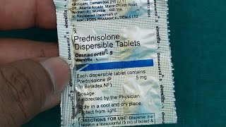 Prednisolone 5mg Tablet Uses In Hindi  Omnacortil 5 tablets aushadhi health [upl. by Kenrick527]