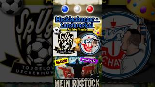 MecklenburgerLandespokal Achtelfinale  Torgelow Ueckermünde  FC Hansa Rostock 161124 live [upl. by Camp]