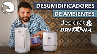 COMPARATIVO de Desumidificadores de Ambientes BRITÂNIA e DESIDRAT  Harpyja [upl. by Corrie]