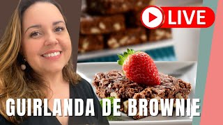 RECEITA GUIRLANDA DE BROWNIE [upl. by Ylrevaw647]