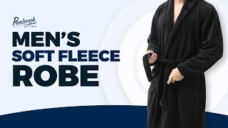 ROBE FOR MEN  Soft Fleece Spa Bathrobe  Pembrook [upl. by Margot794]