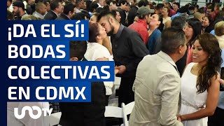 Bodas colectivas gratis en CDMX Ve en qué alcaldías [upl. by Leumel]