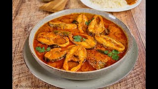 Masala Fish Curry  Sea Bass FISH CURRY RECIPE  ಗೌಡ್ರ ಶೈಲಿಯ ಮೀನು ಕರಿ [upl. by Nic]