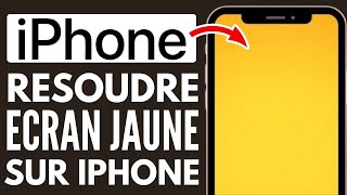 Comment Résoudre Ecran Jaune Sur iPhone  Nouveau 2024 [upl. by Ardnuhsor]