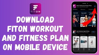 How to Download FitOn Workout and Fitness Plan on Mobile Device 2024 [upl. by Ayimat]