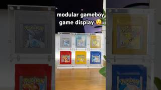 modular gameboy game display 😲 retrogaming gamecollecting gamecollecting pokemon shorts [upl. by Yajeet]