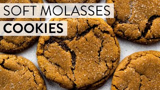 Soft Molasses Cookies  Sallys Baking Recipes [upl. by Hyacinthie]