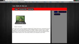 VIDEOTUTORIAL  HTML5 SECTION ASIDE FOOTER CON CSS [upl. by Unhsiv]