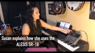 Alesis SR18 Drum Machine QUICK START TUTORIAL [upl. by Akcire490]