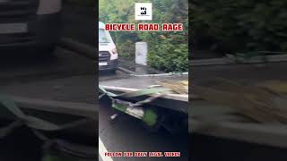 Cyclist road rage  thug throws brick at van windscreen England [upl. by Anni]