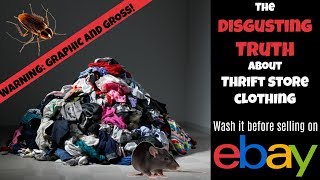 Disgusting Truth About Thrift Store Clothing [upl. by Alley303]