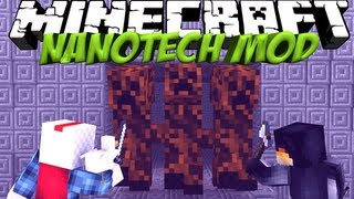 Super Mobs Mod Minecraft Nanotech Mod Showcase Creeper Boss [upl. by Ettennaj]