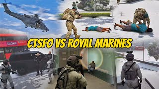 Counter Terror Ops Police CTSFO vs Royal Marines  GTA 5 Live Patrol  UK LSPDFR Mod [upl. by Aramahs845]