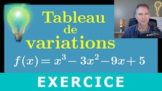 Dérivation • tableau de variations dune fonction • polynôme de degré 3 • première spé math fx [upl. by Luttrell]