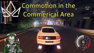 Commotion in the Commercial Area Test Drive Unlimited Solar Crown Race [upl. by Ennairoc]