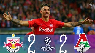 Salzburg Vs Lokomotiv Moskow 22 UCL 202021  Extended Highlights amp All Goals Group A Match 1 [upl. by Hobard]