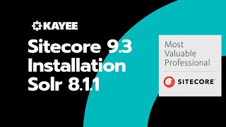 Sitecore 93 Installation  Solr 811 [upl. by Azil313]