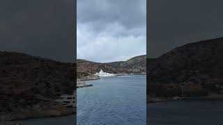 Super Yachts of Schinoussa travel greece cyclades greekislands greekisland summer summer2024 [upl. by Helbon]