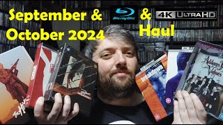 SEPTEMBER amp OCTOBER 2024 BLU RAY amp 4K HAUL [upl. by Evanne]