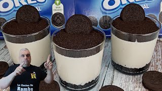 Postres DE OREO en Vasito SIN Horno y Con Sólo 4 Ingredientes 😋 CHEESECAKE de OREO 😋😍 BRUTAL [upl. by Moazami]