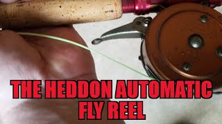 Cleaning and loading line on a HEDDON automatic reel no37 [upl. by Ahsietal766]