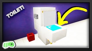 Minecraft  How To Make A Toilet [upl. by Granlund680]