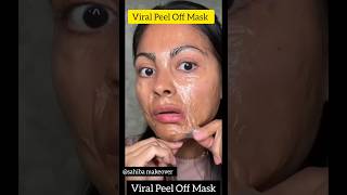 ✅Viral Peel Off MaskGet Glowing Skin Instantly spotremove glowingskin ytshorts skincare viral [upl. by Okkin264]