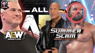 quotWWE SHOCKING🤯quot The Rock Returns at Summerslam Shane McMahon Join AEW Wrestle Masti 129 [upl. by Narmis]