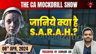 8th April Daily Live Current Affairs CA MockDrill Show for Bank Exam By Subham Sir  Smartkeeda [upl. by Inah]