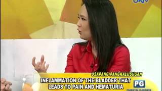 Inflammation of the bladder that leads to pain and hematuria [upl. by Ardnauq]