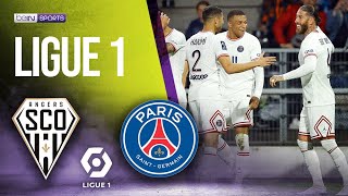 Angers vs PSG  LIGUE 1 HIGHLIGHTS  04202022  beIN SPORTS USA [upl. by Elyagiba62]