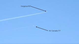 Air Canada  777 and Cargolux  747 [upl. by Niliram109]