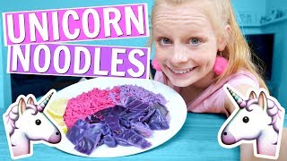 DIY UNICORN NOODLES RECIPE ❤ Mias Life ❤ [upl. by Adnoek]